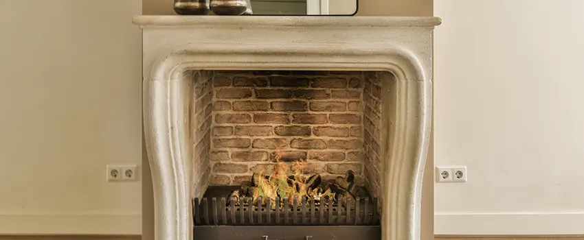 Vintage-style Fireplace Redesign in Asbury Park, New Jersey