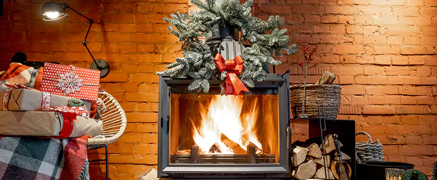 Travis Industries Linear Gas Fireplace Installation in Asbury Park, New Jersey