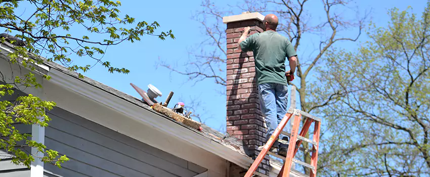 Vinyl and PVC Chimney Flashing Installation in Asbury Park, NJ