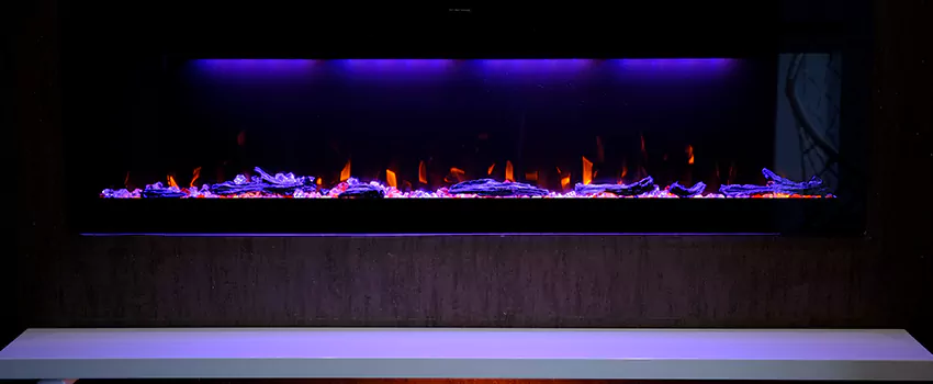 Dynamic Flame Color Fireplace Installation in Asbury Park, NJ