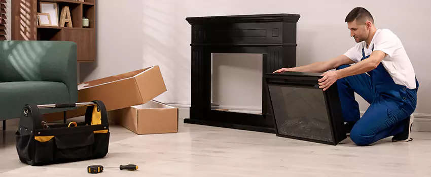 Old Rusted Metal Fireplace Repair And Replacement in Asbury Park, NJ